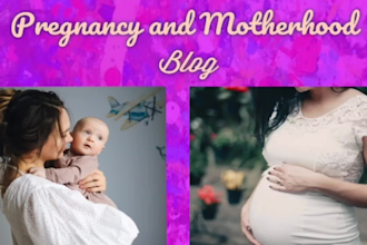 write blog content on pregnancy, breastfeeding, motherhood