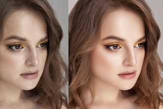 photoshop editing high end, beauty skin retouching