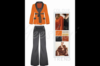 create fashion design tech pack, flat detail drawing