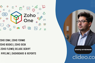 be your zoho CRM and zoho one expert