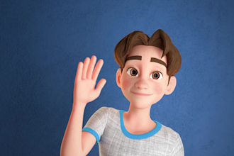 pixar style character animation and modeling
