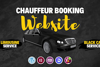 create unique chauffeur, limousine, and taxi booking website