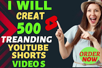 create 500 youtube shorts video, bulk viral finance motivational yt shorts video
