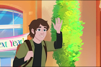 2d animation video 2d anime short film cartoon animation character animation