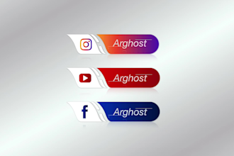 create social media lower third animations