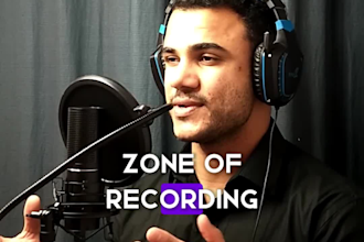 record a ugc tiktok podcast video ad in english
