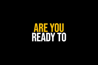 do awesome custom kinetic typography or text animation video