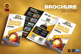 design trifold brochure, bifold and multipage brochure in 24 hrs