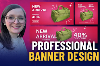 design professional website banners, sliders, ads