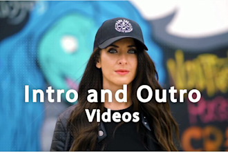 do youtube intro video, outro or promo video