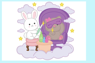 create cozy friends coloring book