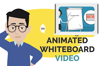 create whiteboard animation, explainer, and animated video