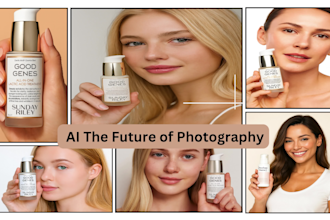 ai product photography and realistic model lifestyle images for your brand