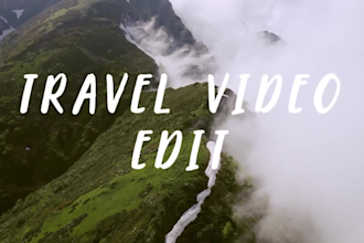 edit your travel footage to an amazing video