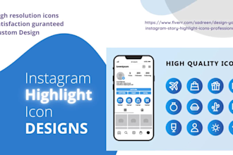create instagram story highlight icons
