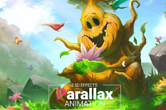 create a parallax motion video of your still image
