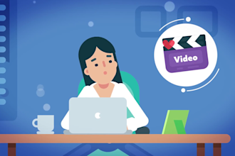 create custom 2d animated explainer video full HD