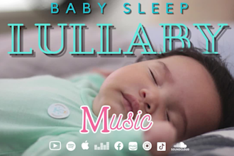 produce lullaby, baby sleep music clips for commercial uses