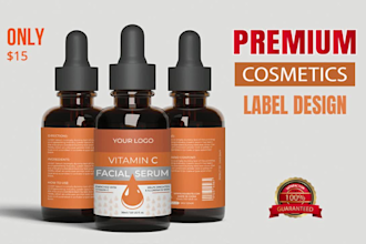 do brand label design for your beauty products