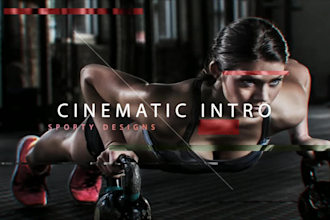 create this cinematic glitch intro, trailer, teaser video