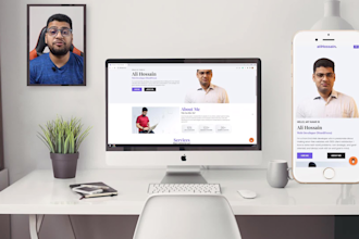 create a personal portfolio or business portfolio website