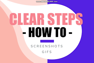 write user manual, user guide with clear steps and images