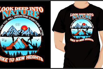 do retro vintage adventure logo t shirt design