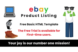 do ebay listing, ebay product listing, ebay SEO listing, ebay lister