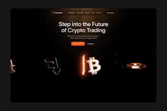 luxury website animation, interactive webflow website crypto 3d website three js