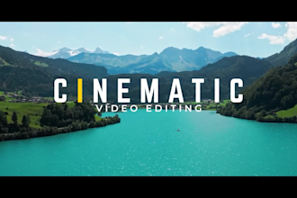 do cinematic video editing within 24 hours