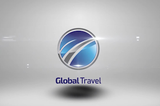 create a modern logo animation video intro for your company
