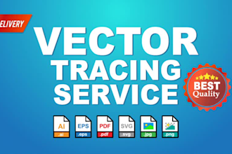 convert raster graphic,sketch,photo to vector