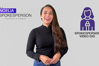 make a professional spokesperson video with green screen