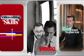 do professional talking head video editing