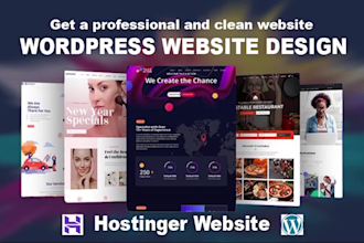 create wordpress website on godaddy hostinger bluehost hostgator sitegroound