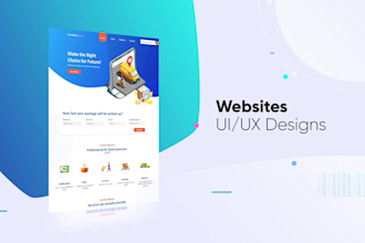 design a dynamic website UI UX or wireframe and prototype