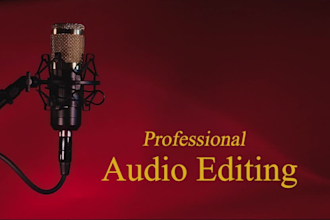 edit and clean your audiobook, podcast or other audio