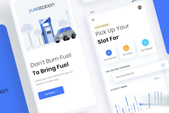 do a mobile app uiux design
