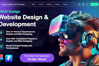 design or redesign website in figma and develop in framer