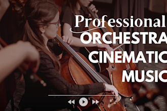compose emotional orchestra cinematic music for your project