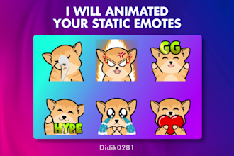 do best animated your static emote for your stream