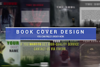 design professional fantasy book covers, e book cover design