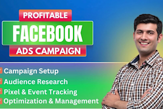 setup and manage facebook ads meta fb ad marketing and advertising