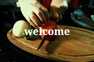 do professional cooking video editing