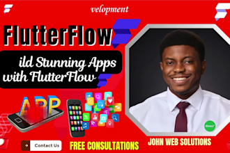 build flutterflow app flutter app flutter flow bubble app mobile app developer