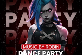 video invitation party dance or any events flyer for social media