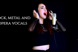 be your female metal, rock and acoustic singer vocalist
