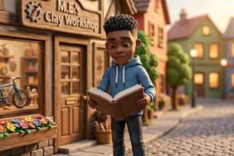 modern 3d ai claymation ai stop motion clay sytle ai claymation video for brand