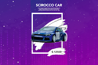 do car social media post design template