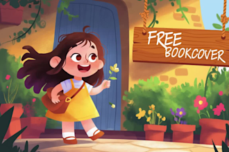 draw stunning children story book illustration